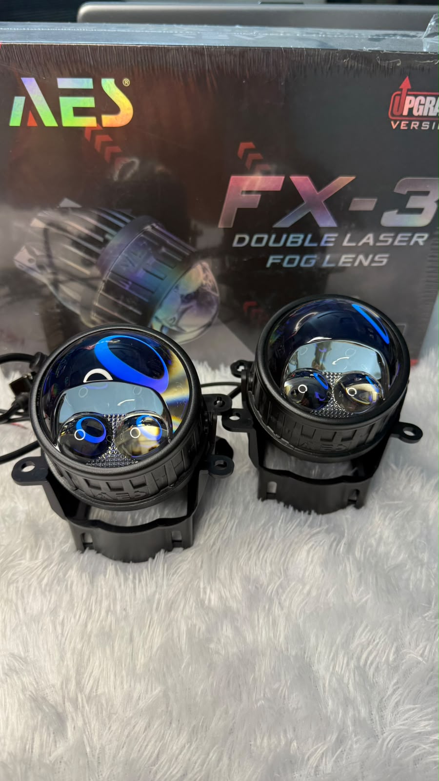 AES FX-3 New Launch Double Laser Fog Lens Projector Light -(1 Year Warranty)