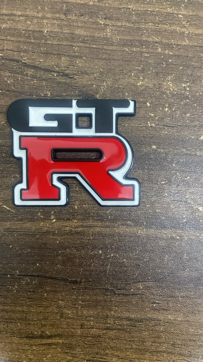 GT-R 3D Metal Car Emblem Badge Premium  Logo Sticker