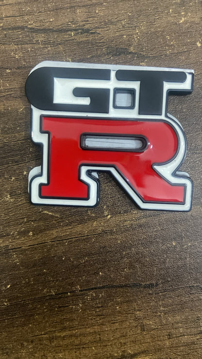 GT-R 3D Metal Car Emblem Badge Premium  Logo Sticker