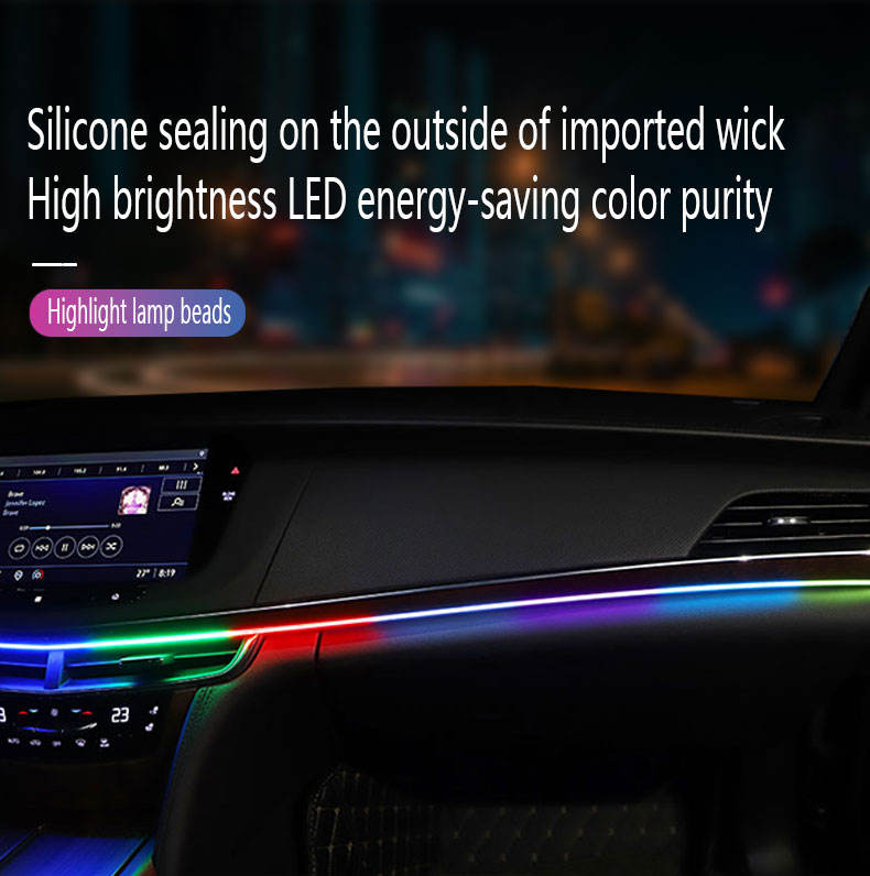 Caroxygen Dashbord Ambient Light Magic Trim Led Car Decorative Interior Light K4 Car Light Accessories Ambient Light