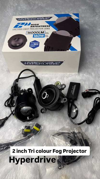 Hyperdrive 2-Inch High Brightness 160 W  Fog Light Projector