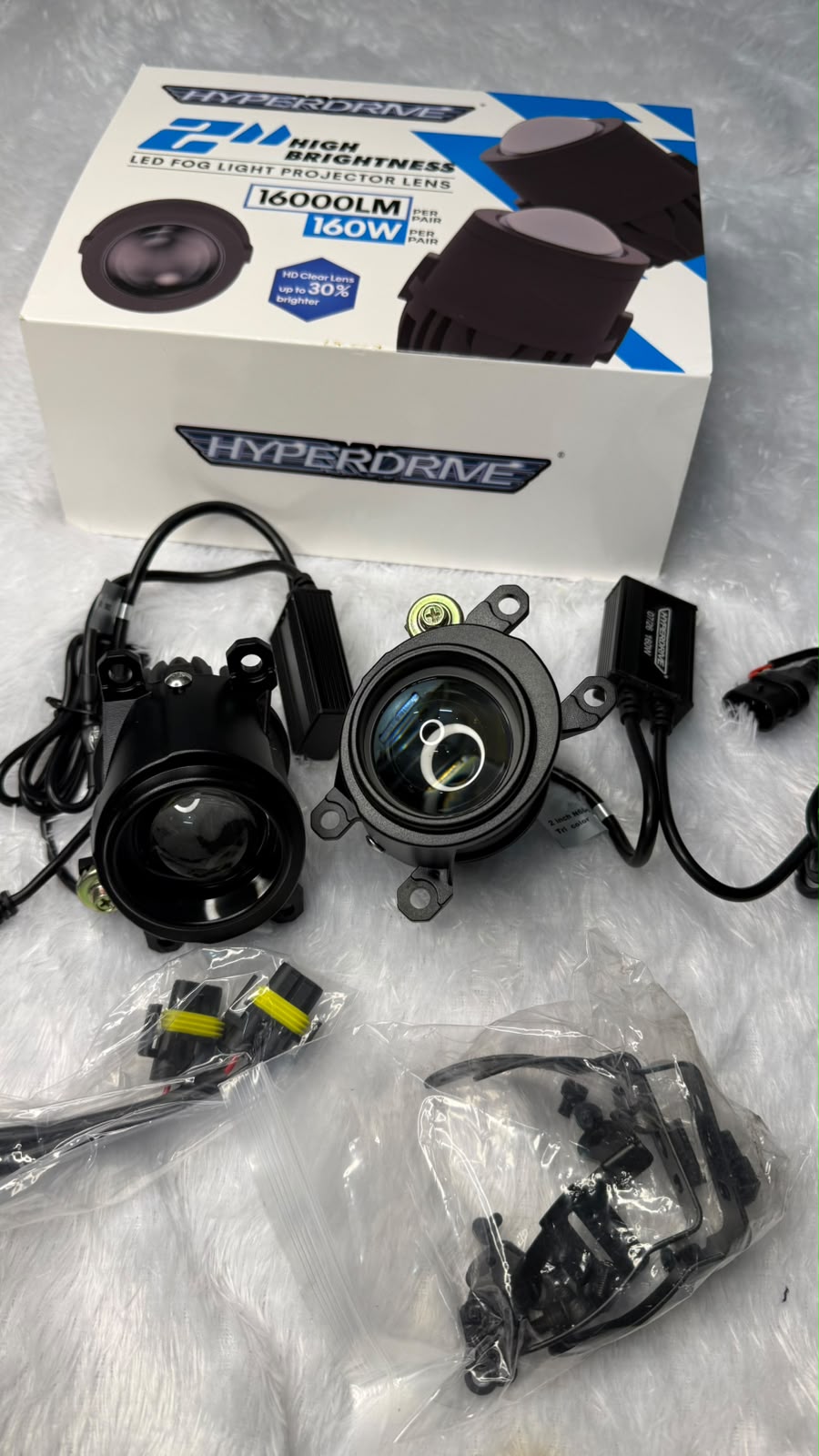 Hyperdrive 2-Inch High Brightness 160 W  Fog Light Projector