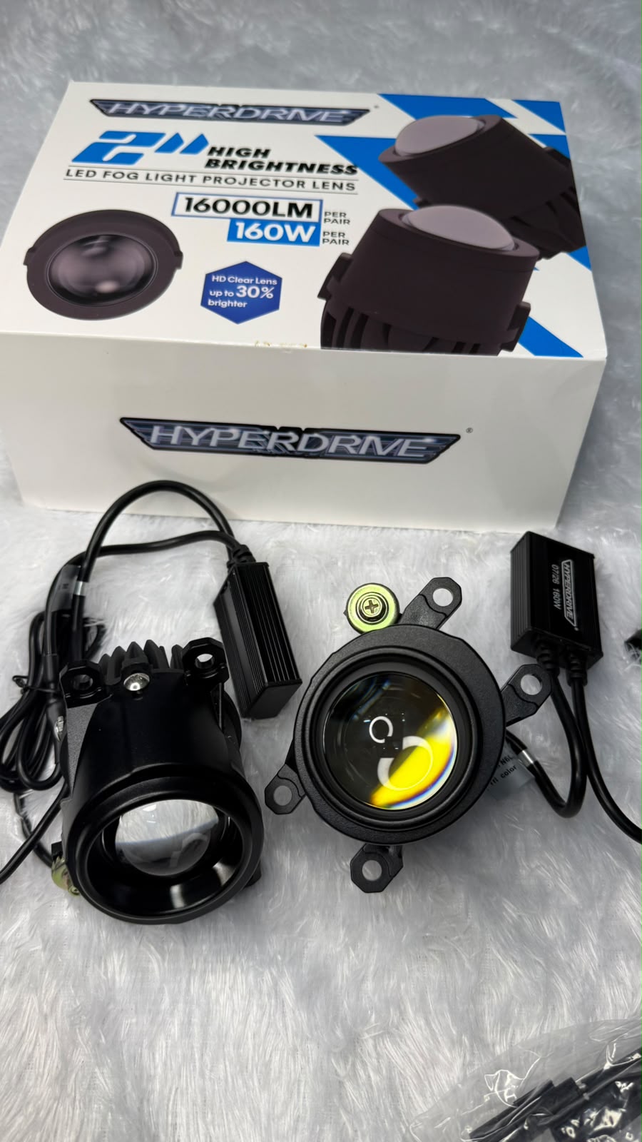 Hyperdrive 2-Inch High Brightness 160 W  Fog Light Projector