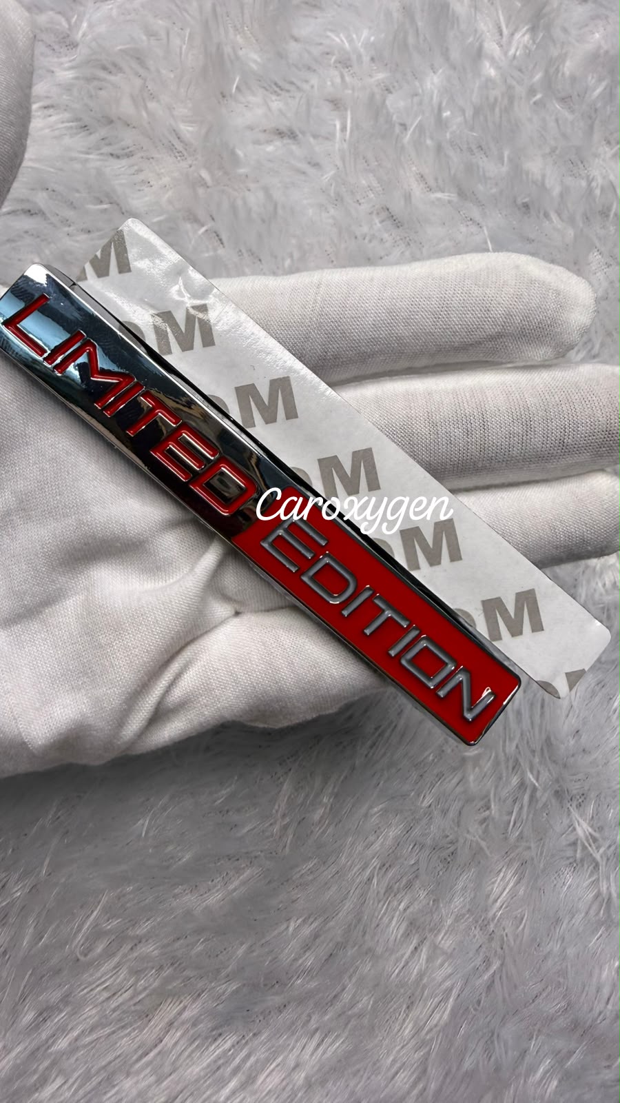 Caroxygen Premium Limited Editiion Metal Car Sticker
