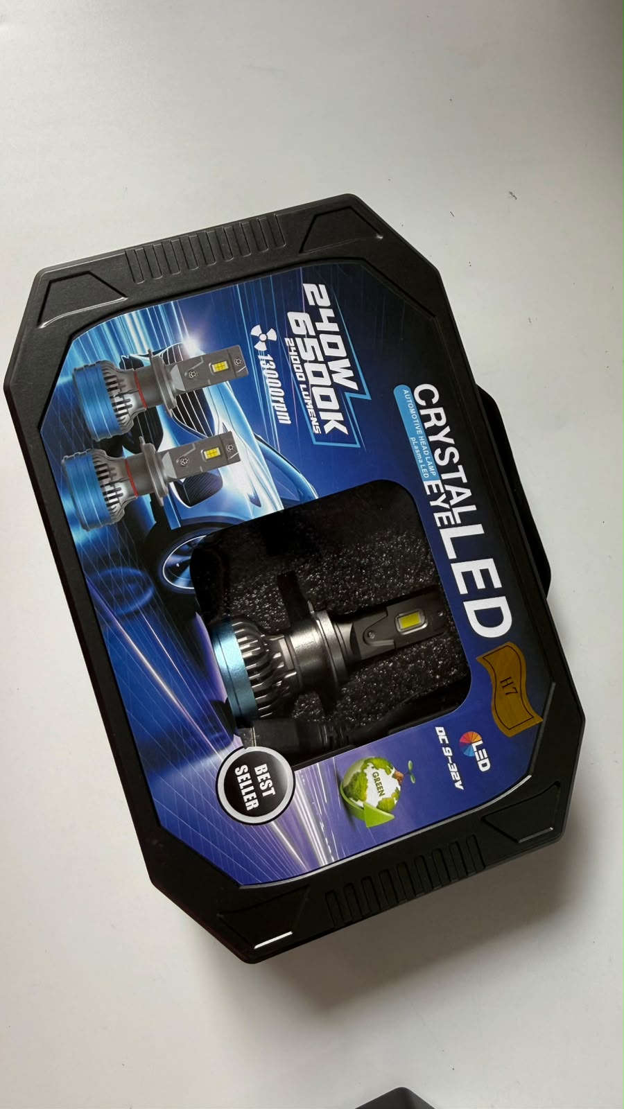 Caroxygen Crystal LED Headlight Bulb - pack of 2