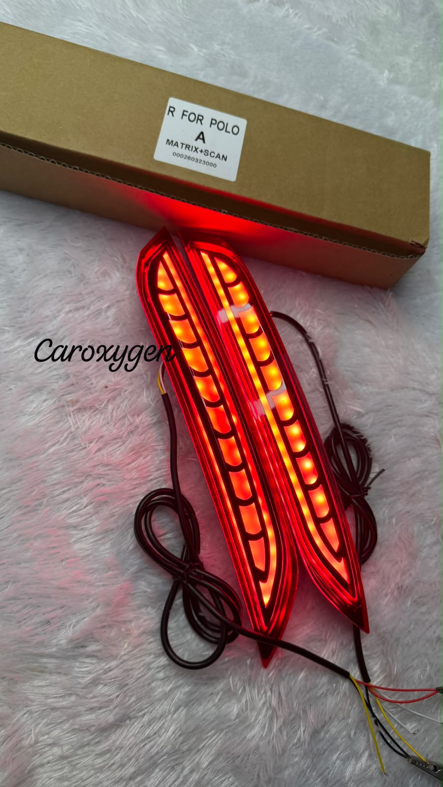 Rear Bumper Reflector led Light For Vw Polo Light  - Pack Of 2