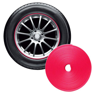 Car Universal Alloy Wheel Hub Rim Ring Tyre Guard Edge Protector Beading Sticker Decorative Strip