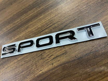 SPORT Emblem 3D Metal Badge Car Side Fender Rear Trunk Car Sticker Decal For Dodge Hon da Ni ssan Kia Chevy R ange R over