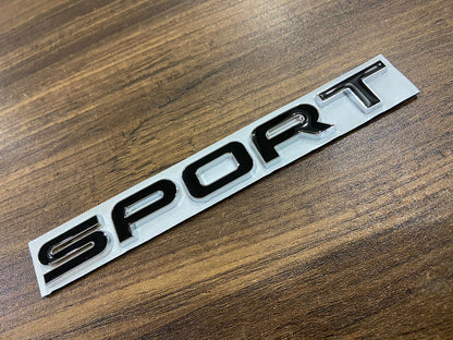 SPORT Emblem 3D Metal Badge Car Side Fender Rear Trunk Car Sticker Decal For Dodge Hon da Ni ssan Kia Chevy R ange R over