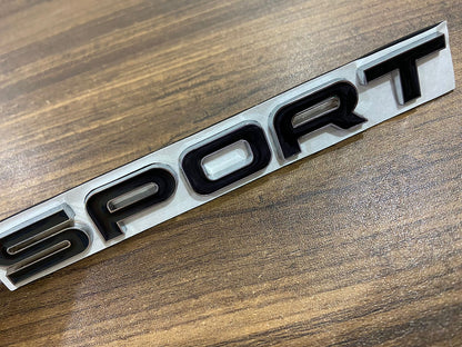 SPORT Emblem 3D Metal Badge Car Side Fender Rear Trunk Car Sticker Decal For Dodge Hon da Ni ssan Kia Chevy R ange R over