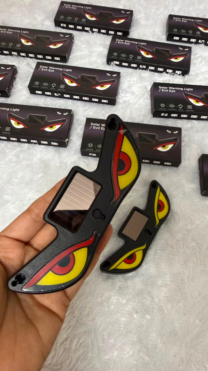Caroxygen Solar Powered Devil Eyes Light for Car Rear Window Light for Night Driving & Styling