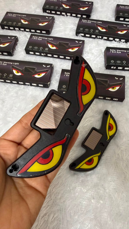 Caroxygen Solar Powered Devil Eyes Light for Car Rear Window Light for Night Driving & Styling