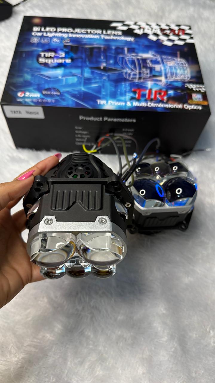 IPH TIR-3 Square Bi-LED Projector Lens for Tata Nexon - 1 Year Warranty