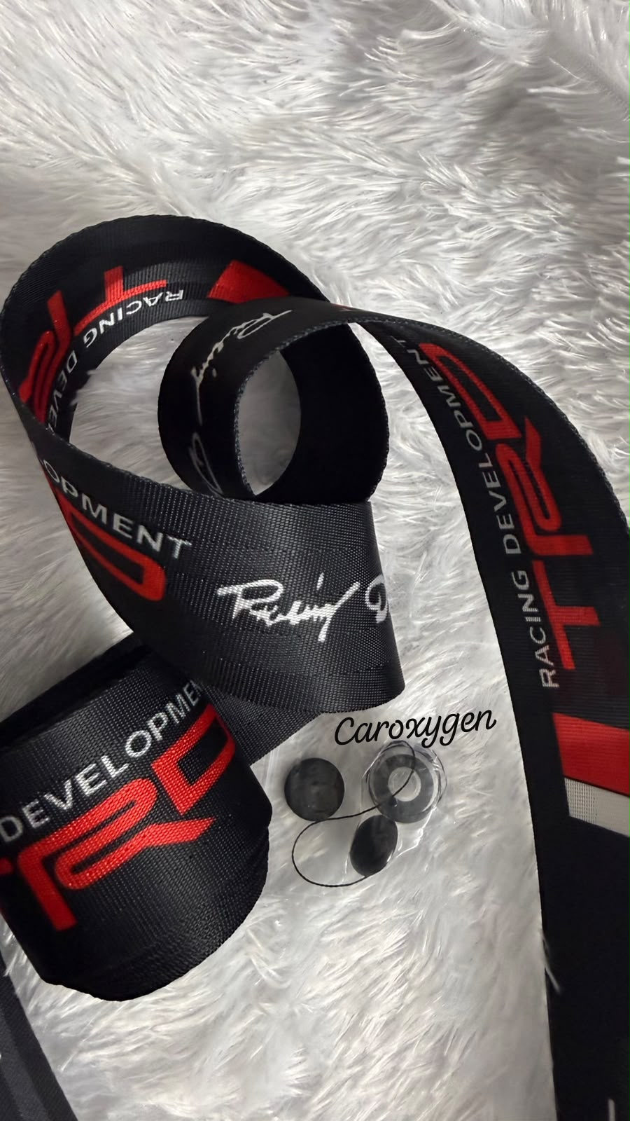 RED TRD Sports 3.6m CAR SEAT Belt