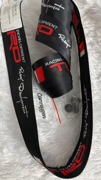 RED TRD Sports 3.6m CAR SEAT Belt