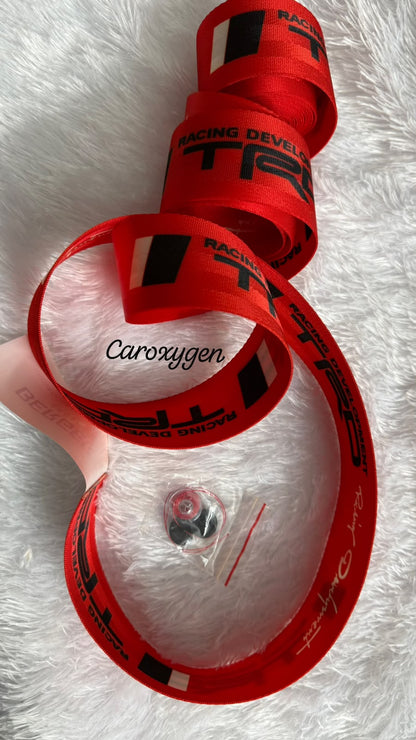 RED TRD Sports 3.6m CAR SEAT Belt