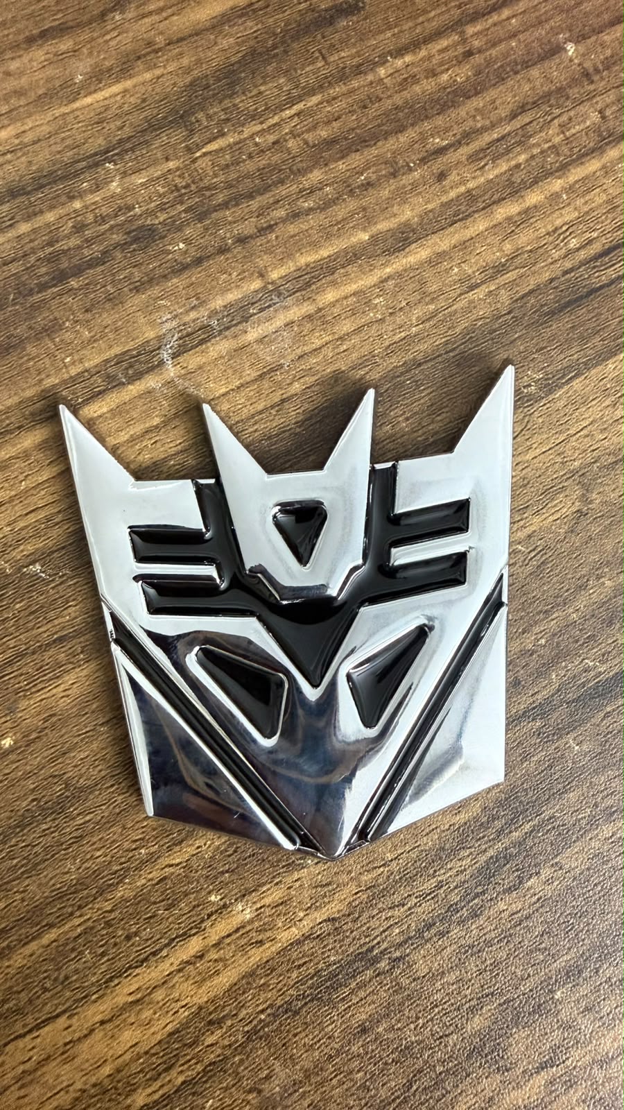 3D Metal Transformer  Emblem Badge – Universal Chrome Black Auto Logo Decoration for Cars & Bikes