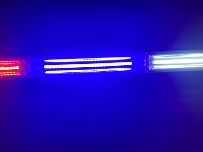 CAR LED Strobe Police Light Flasher Car Fancy Lights  (Multicolor) - Colour - Red , Blue , White , Red