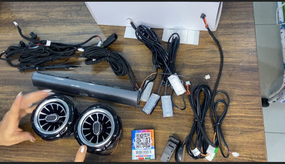 New Suzuki Jimny K4 Ambient Light 7in1 App+ Voice Air Conditioning Vent, 5 LED Colors Car Interior Atmosphere Lighting Kit