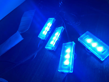 New Suzuki Jimny K4 Ambient Light 7in1 App+ Voice Air Conditioning Vent, 5 LED Colors Car Interior Atmosphere Lighting Kit