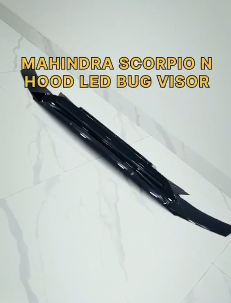 Scorpio N Led Bug Visor - Black