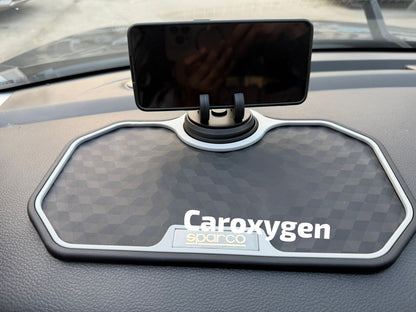 Multifunction Car Anti-Slip Mat Auto Phone Holder, Dashboard Mat with Phone Holder for Car, Universal Car Phone Mount Silicone Car Pad Mat for Phones, Keys, Gadgets