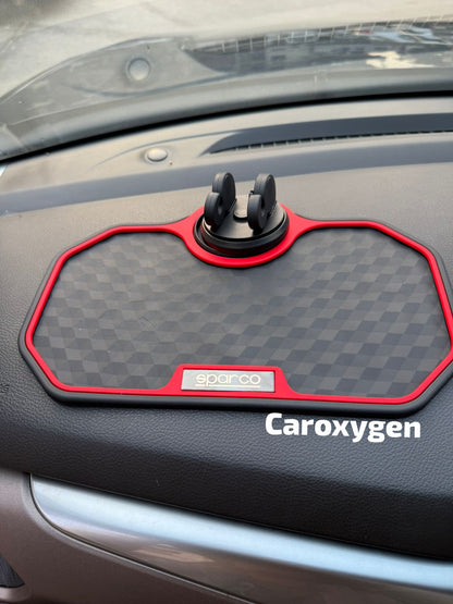 Multifunction Car Anti-Slip Mat Auto Phone Holder, Dashboard Mat with Phone Holder for Car, Universal Car Phone Mount Silicone Car Pad Mat for Phones, Keys, Gadgets