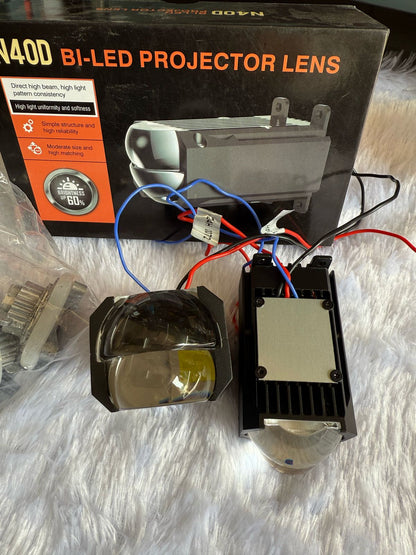 N40D Bi Led Projector Lens -Fog Projector with Laser for Grills