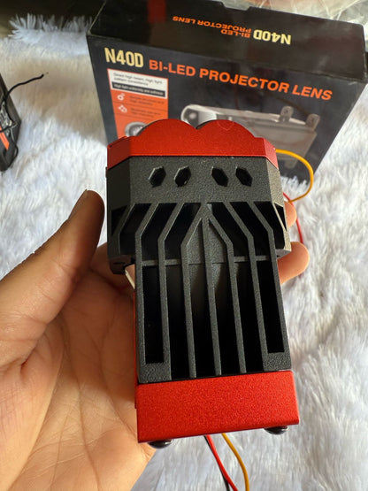 N40D Bi Led Projector Lens -Fog Projector with Laser for Grills