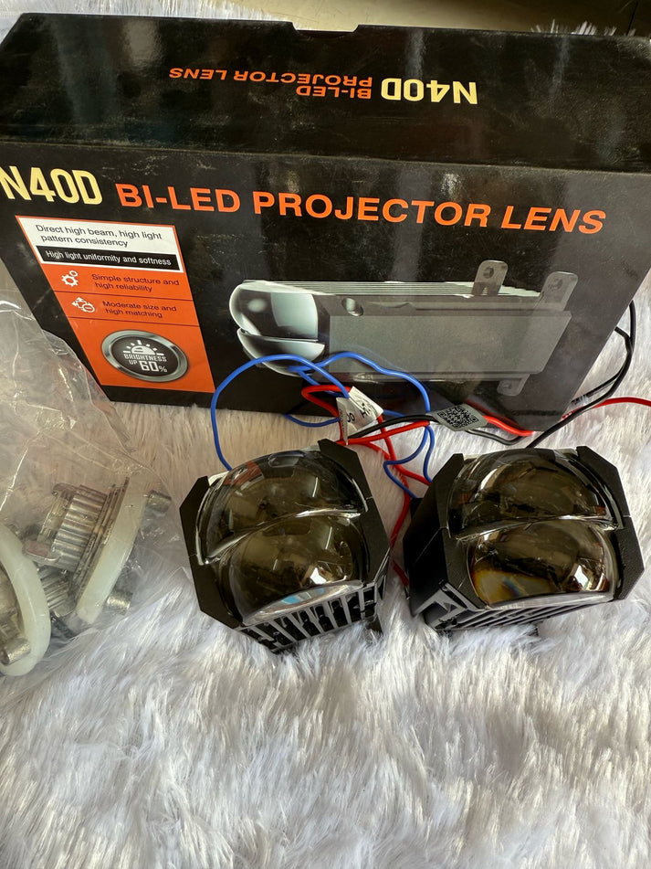 N40D Bi Led Projector Lens -Fog Projector with Laser for Grills – Caroxygen