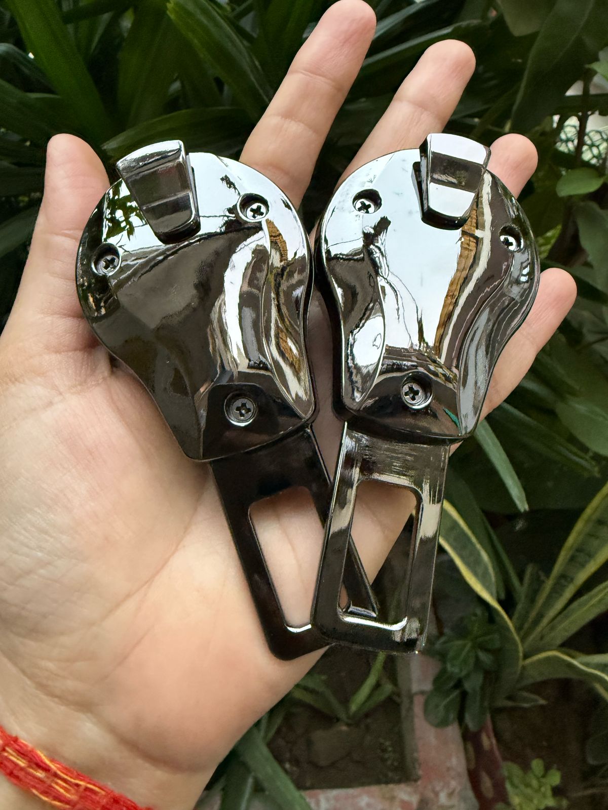 Caroxygen (2in1) Seat Belt Alarm Stopper Buckle & Holder (Pack of 2 )