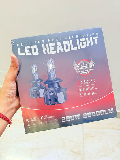 Caroxygen Dark shine creating next generation led headlight bulb 280w