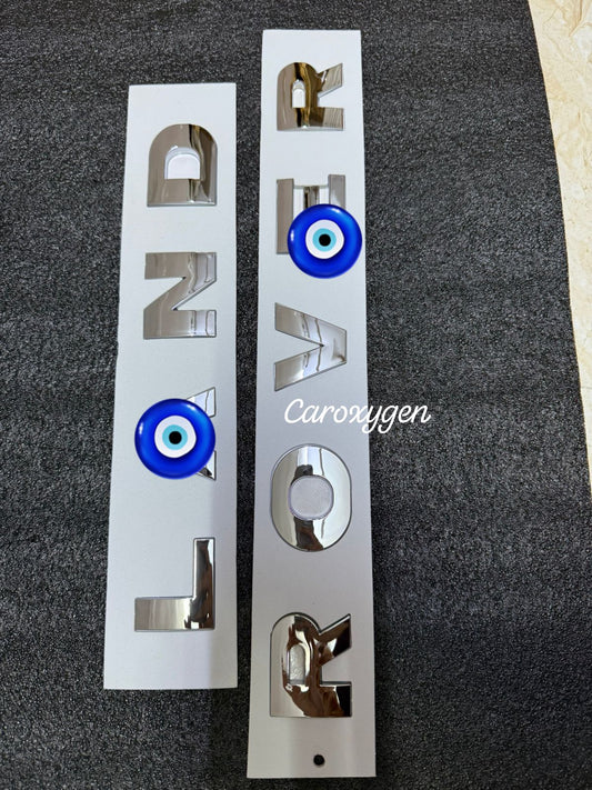 Land ROVR Hood Emblem Letter Silver