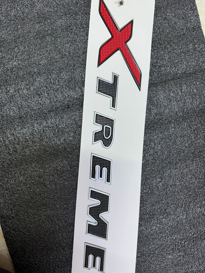Xtreme Limited Edition Emblem Door Side Letter Badge Exterior Logo Stickers