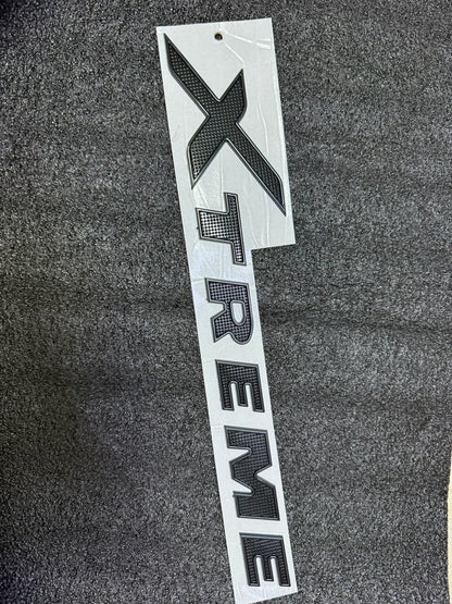 Xtreme Limited Edition Emblem Door Side Letter Badge Exterior Logo Stickers