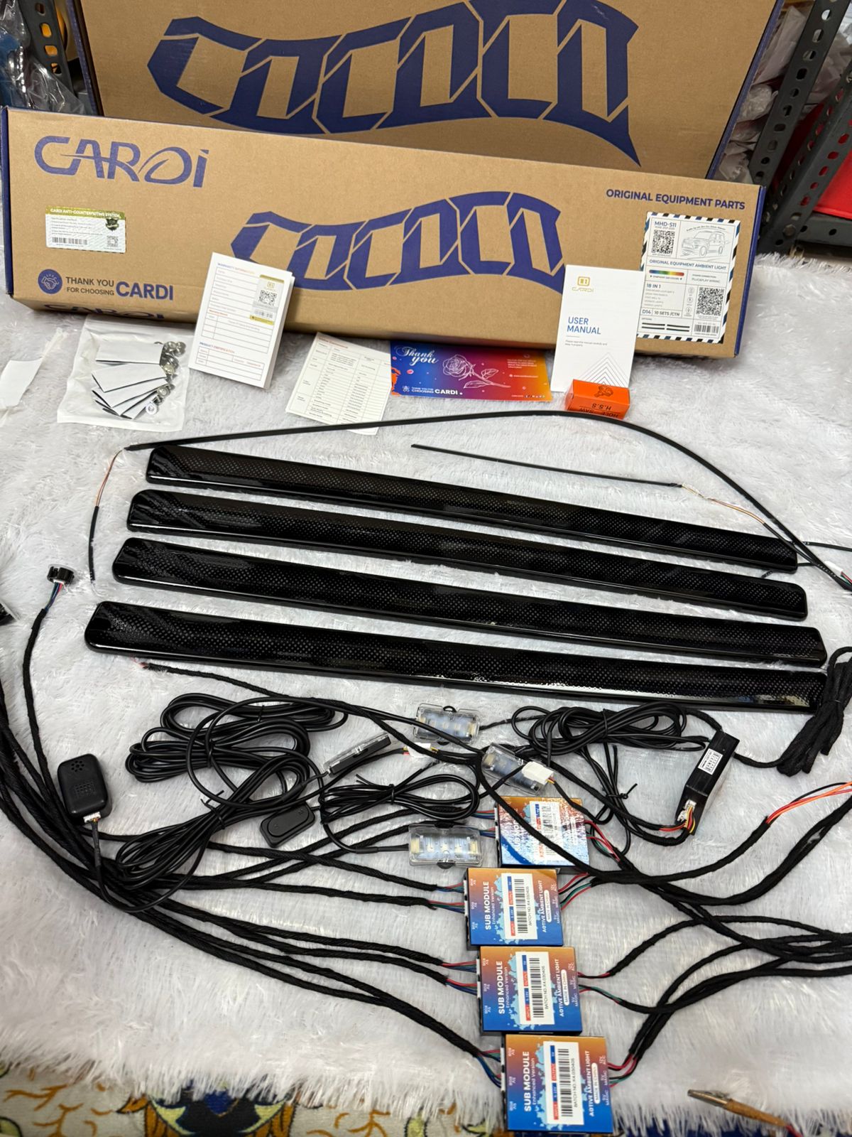 Cardi k6 Ambient Light For - Mahindra Scorpio S11 (18 in 1) - 1 Year Replacement Warranty