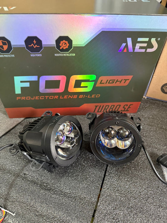 AES Turbo SE (Double Laser) Fog Projector Light 3 inch