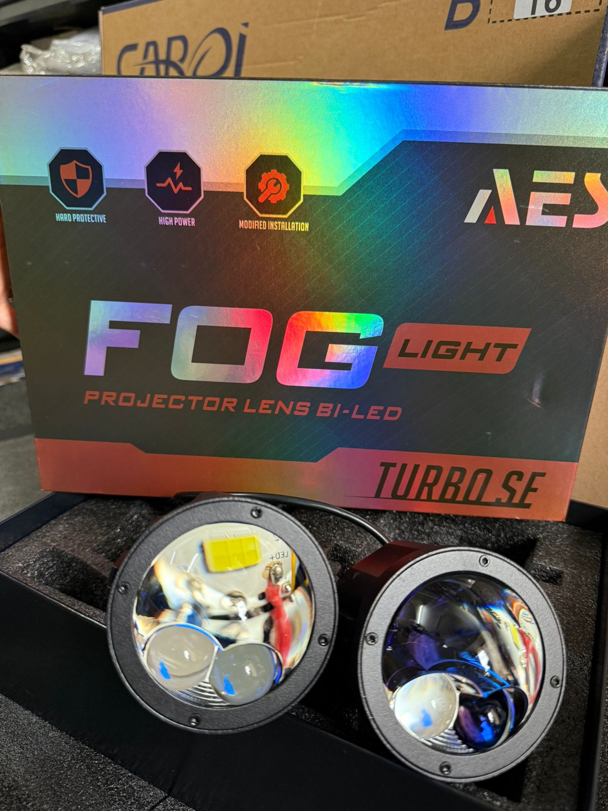 AES Turbo SE (Double Laser) Fog Projector Light 3 inch