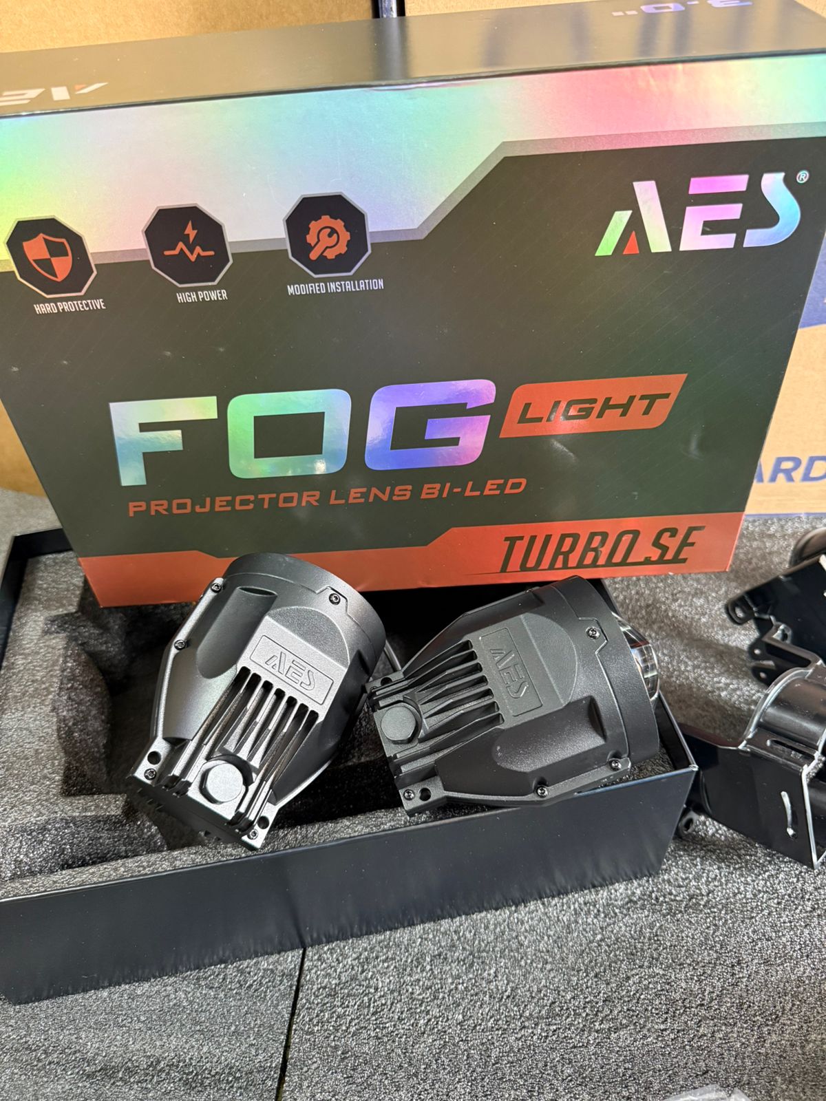AES Turbo SE (Double Laser) Fog Projector Light 3 inch