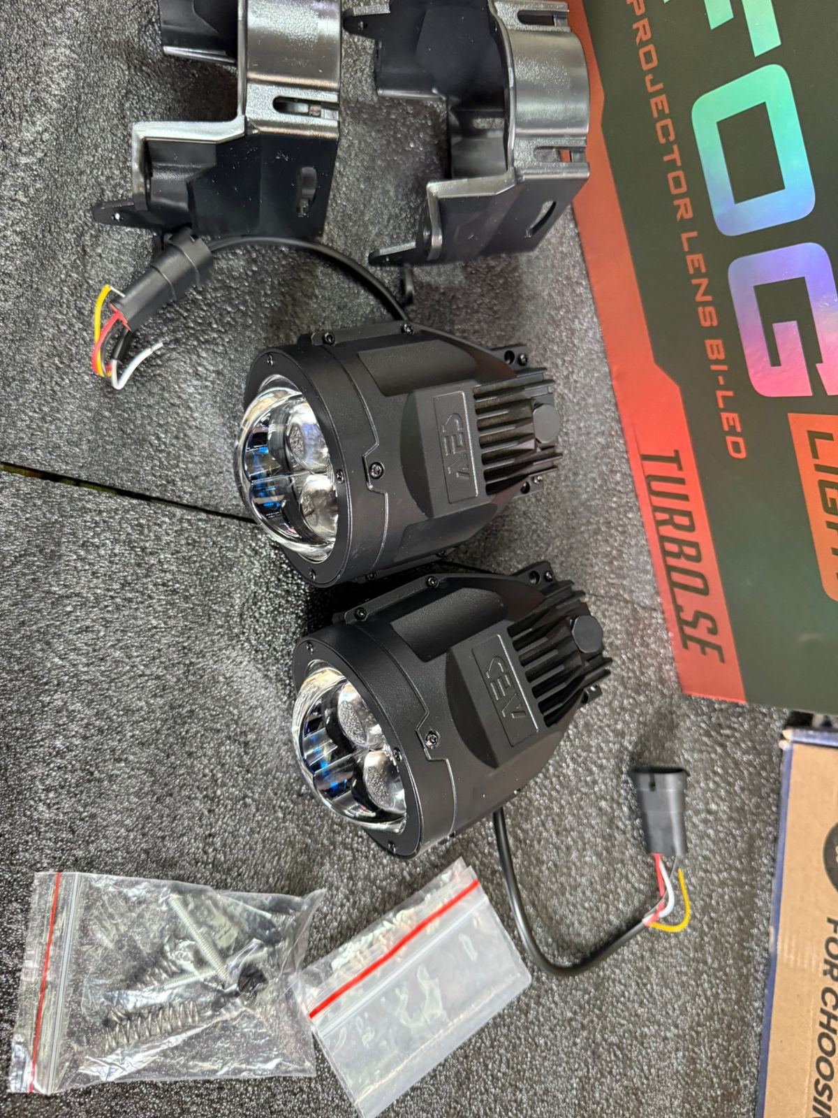 AES Turbo SE (Double Laser) Fog Projector Light 3 inch