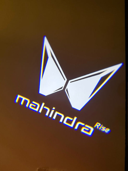 Cardi Mahindra Car Door Welcome Shadow Light – LED Projector Ghost Light for Scorpio, XUV500, XUV700, Thar, Bolero, Marazzo (Pack of 2)