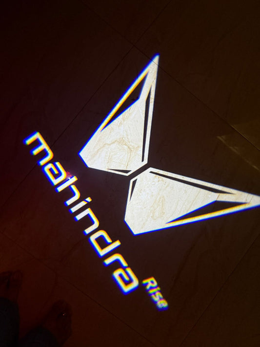 Cardi Mahindra Car Door Welcome Shadow Light – LED Projector Ghost Light for Scorpio, XUV500, XUV700, Thar, Bolero, Marazzo (Pack of 2)