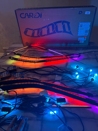 Cardi k6 Specific Ambient Light For Brezza 19 Pcs Set (1 Year Warranty)