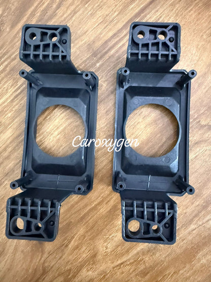3 Inch Fog Light Mounting Bracket Frame Compatible for Cars & SUVs | Heavy Duty Plastic Housing | PairÂ (LeftÂ &Â Right)