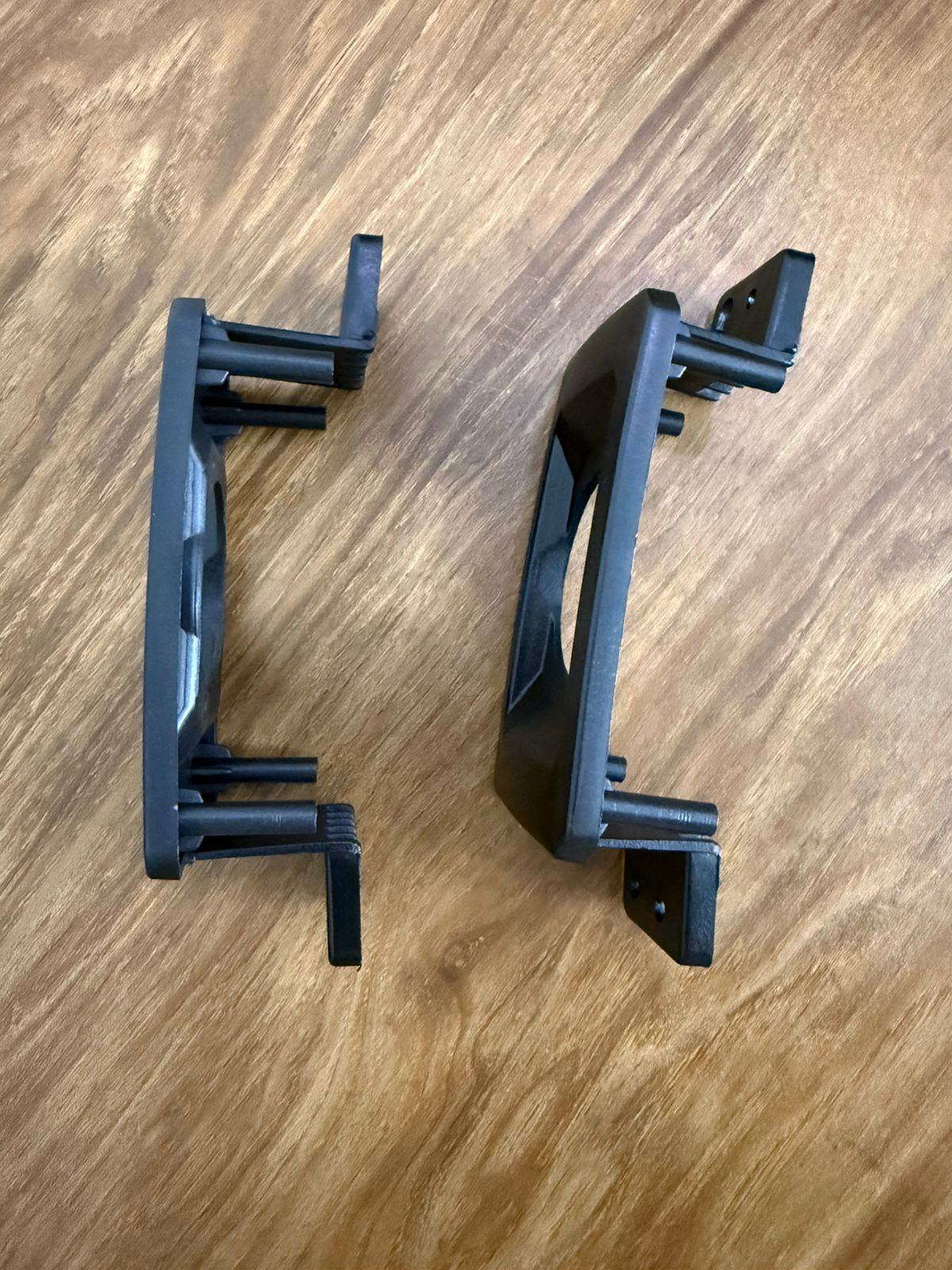 3 Inch Fog Light Mounting Bracket Frame Compatible for Cars & SUVs | Heavy Duty Plastic Housing | PairÂ (LeftÂ &Â Right)