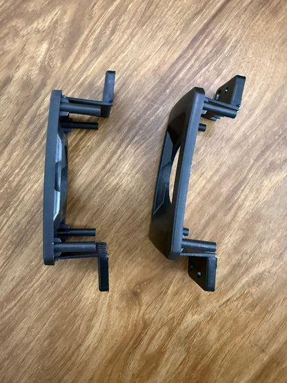 3 Inch Fog Light Mounting Bracket Frame Compatible for Cars & SUVs | Heavy Duty Plastic Housing | PairÂ (LeftÂ &Â Right)