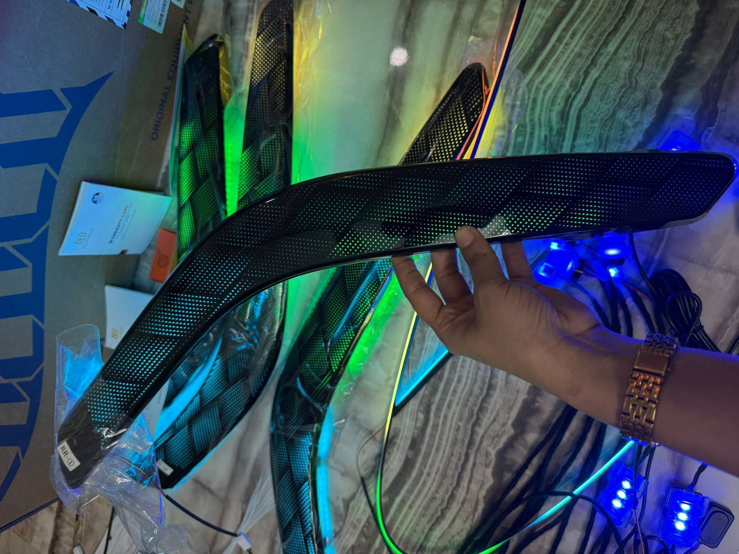 CARDI 18-in-1 OEM Ambient Light Kit for Tata Nexon & Curvv | Original Equipment Parts | Multi-Color Car Interior LED Lighting Set (Style-01)