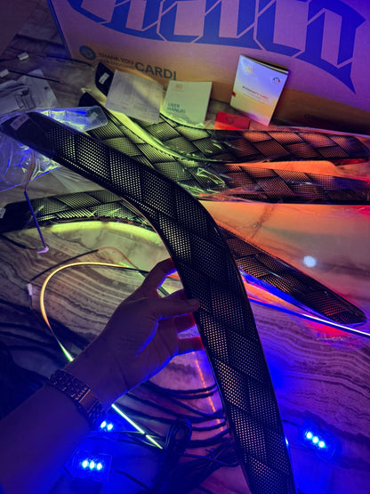 CARDI 18-in-1 OEM Ambient Light Kit for Tata Nexon & Curvv | Original Equipment Parts | Multi-Color Car Interior LED Lighting Set (Style-01)