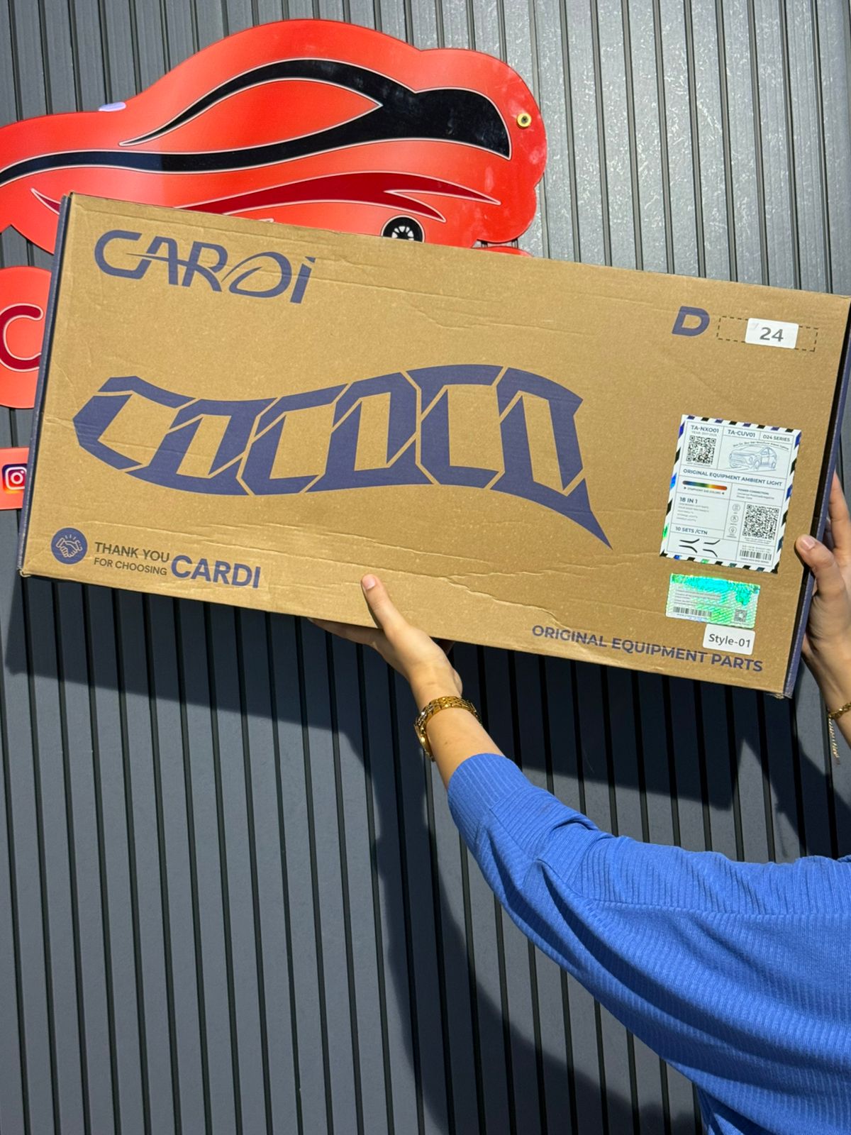 CARDI 18-in-1 OEM Ambient Light Kit for Tata Nexon & Curvv | Original Equipment Parts | Multi-Color Car Interior LED Lighting Set (Style-01)