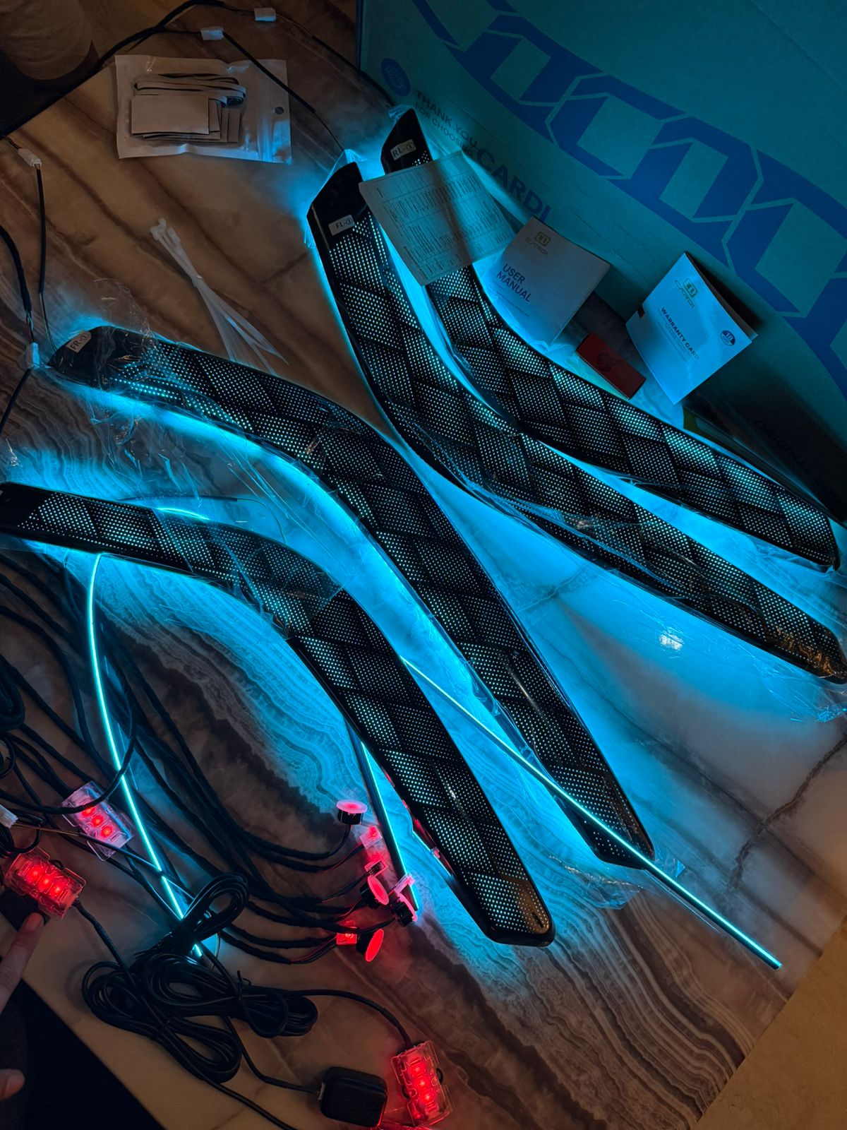 CARDI 18-in-1 OEM Ambient Light Kit for Tata Nexon & Curvv | Original Equipment Parts | Multi-Color Car Interior LED Lighting Set (Style-01)